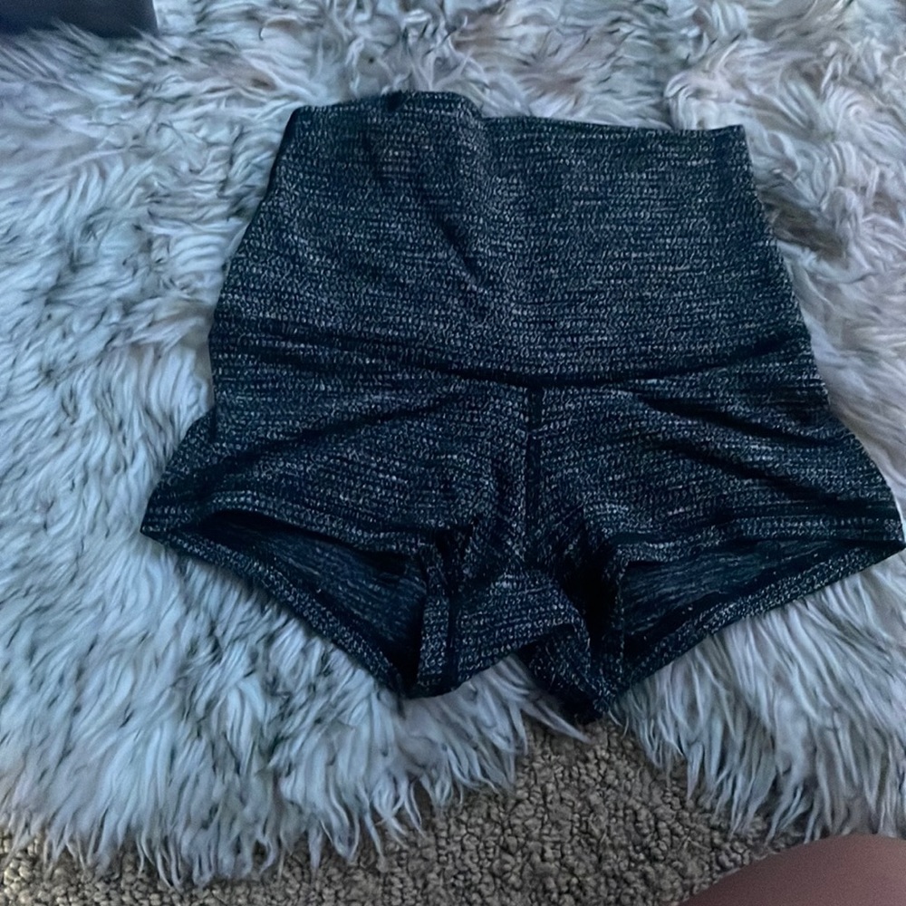 Grey/black Lululemon shorts